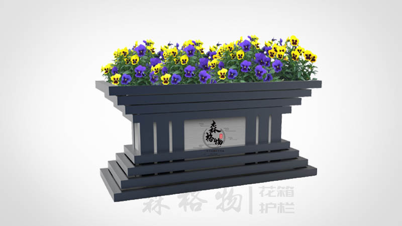中國(guó)館防腐木花箱
