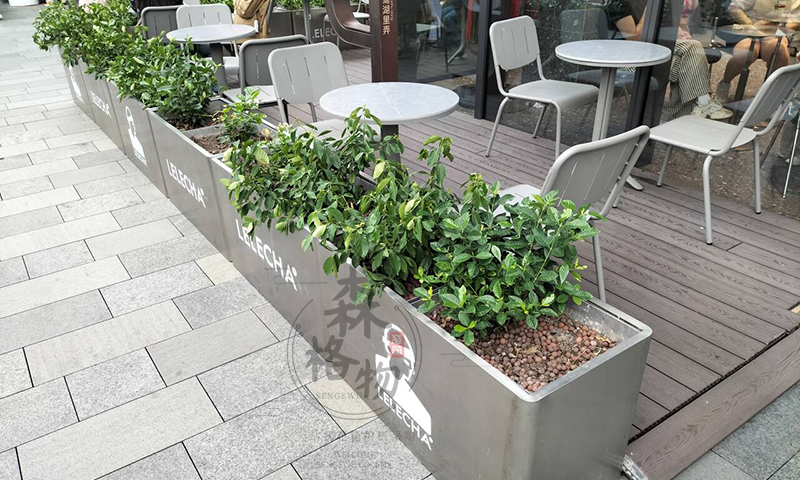 餐廳隔斷鐵藝組合花箱